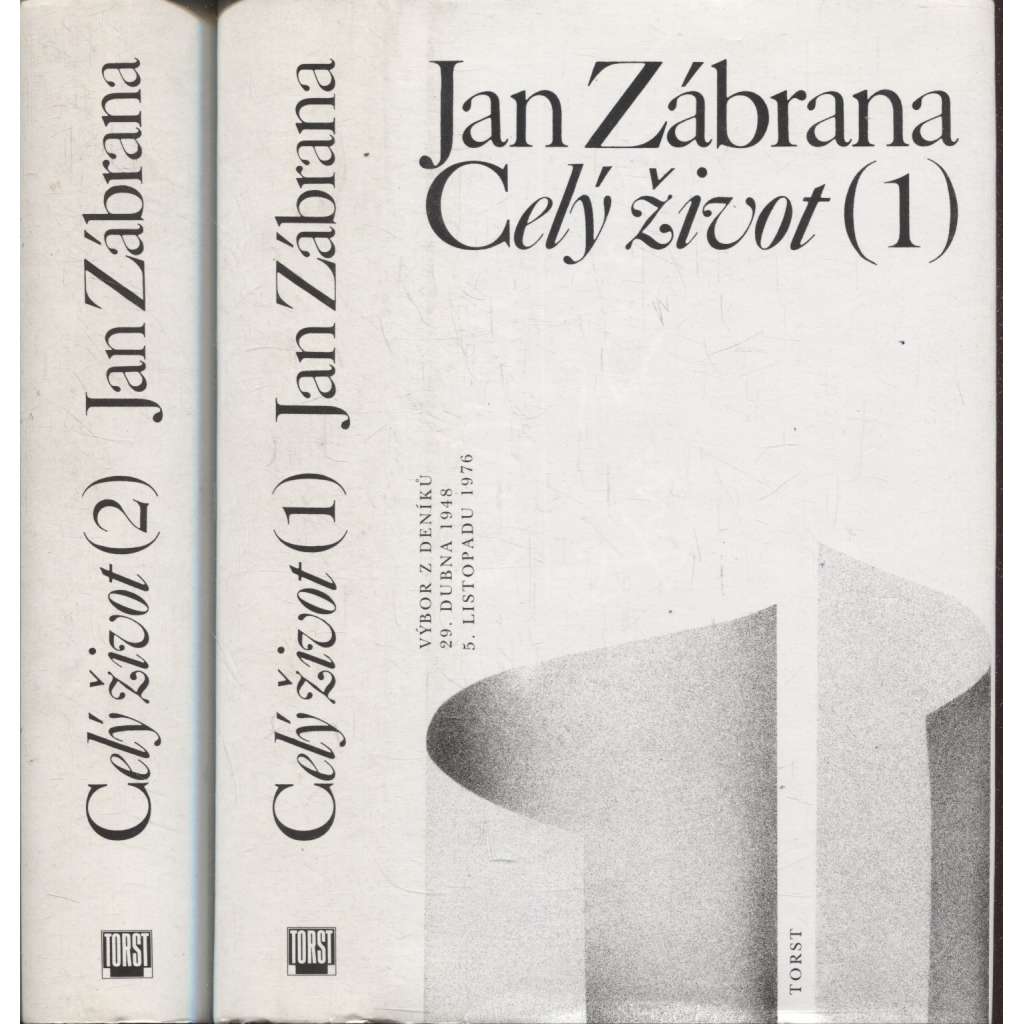 Celý život, 2 svazky - Jan Zábrana - Deníky - Výbor z deníků Jana Zábrany
