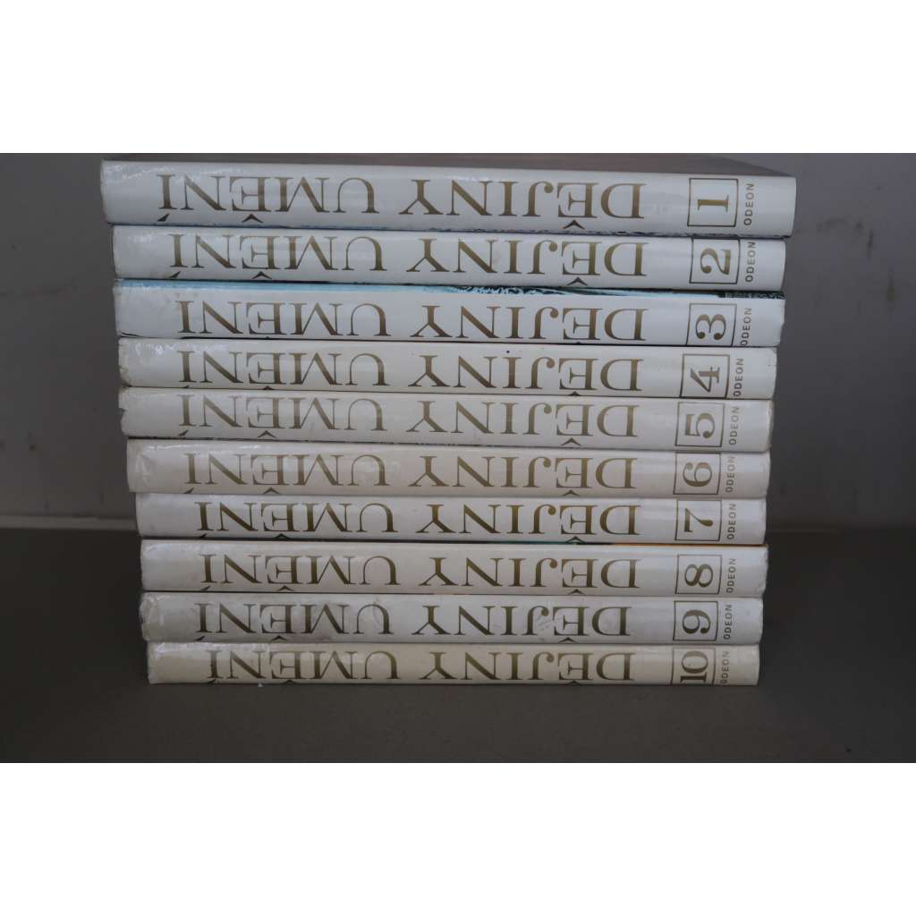 DĚJINY UMĚNÍ -KOMPLET 10 svazků- PIJOAN [architektura sochařství malba, sochy stavby obrazy; pravěk, starověk, antika - Egypt, antické Řecko a Řím; byzantské umění, románský sloh, gotika renesance baroko, klasicismus, historismy]