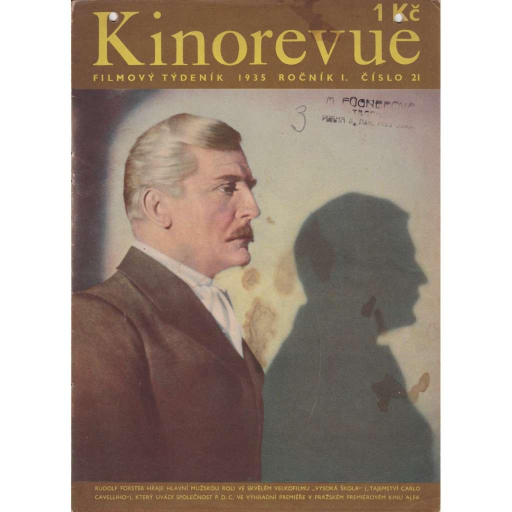 Kinorevue - filmový týdeník.  Číslo 21.