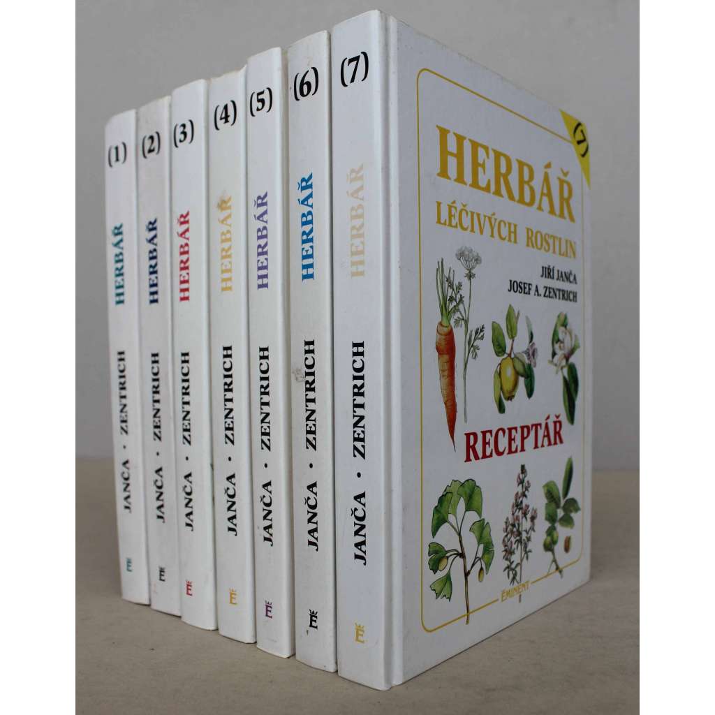 Herbář léčivých rostlin. 7 svazků [příručka, léčivé rostliny, bylinky]