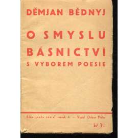 O smyslu básnictví s výborem poesie