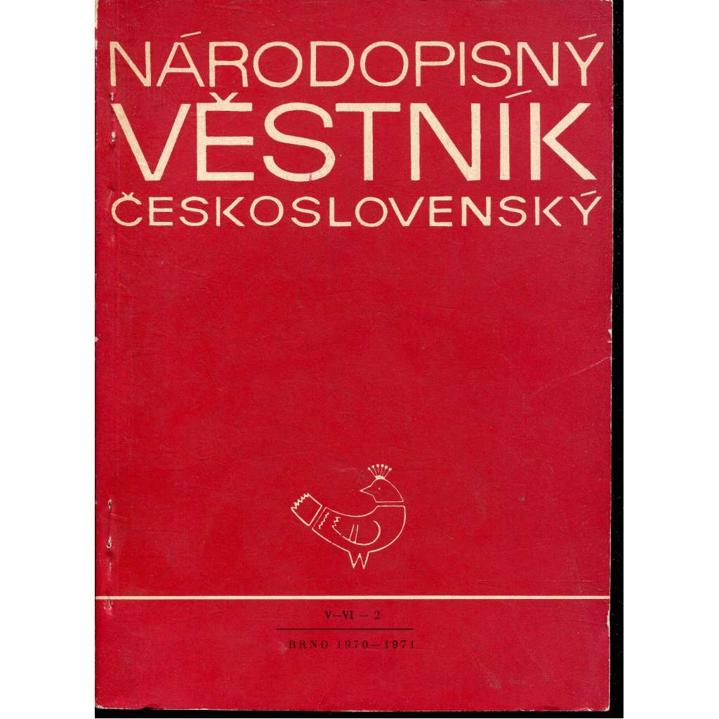 Národopisný věstník československý V.-VI.-2./1970-1971