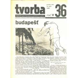 Tvorba, ročník V. (11.9.1930). Týdeník pro literaturu, politiku a umění (časopis)