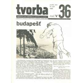 Tvorba, ročník V. (11.9.1930). Týdeník pro literaturu, politiku a umění (časopis)