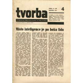 Tvorba, ročník XIV. (16.8.1945). Týdeník pro literaturu a politiku (časopis)