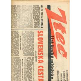 Zteč. List české mládeže. Ročník III., číslo 18 (15.9.1944) - noviny (vyd. Kuratorium, protektorát) - List nové generace