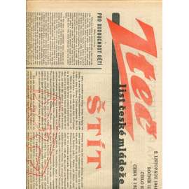 Zteč. List nové generace. Ročník III., číslo 21 (2.11.1944) - noviny (vyd. Kuratorium, protektorát)
