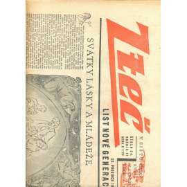 Zteč. List nové generace. Ročník II., číslo 24 (22.12.1943) - noviny (vyd. Kuratorium, protektorát)