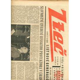 Zteč. List nové generace. Ročník II., číslo 20 (18.10.1943) - noviny (vyd. Kuratorium, protektorát)