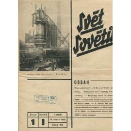 Svět sovětů, ročník I., číslo 1/1932 (časopis, noviny)