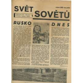 Svět sovětů, ročník III., číslo 1/1934 (časopis, noviny)