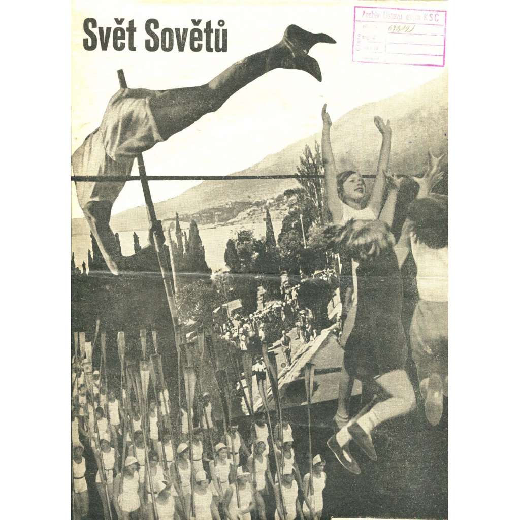 Svět sovětů, ročník II., číslo 8/1933 (časopis, noviny) Časopis přátel sovětského svazu