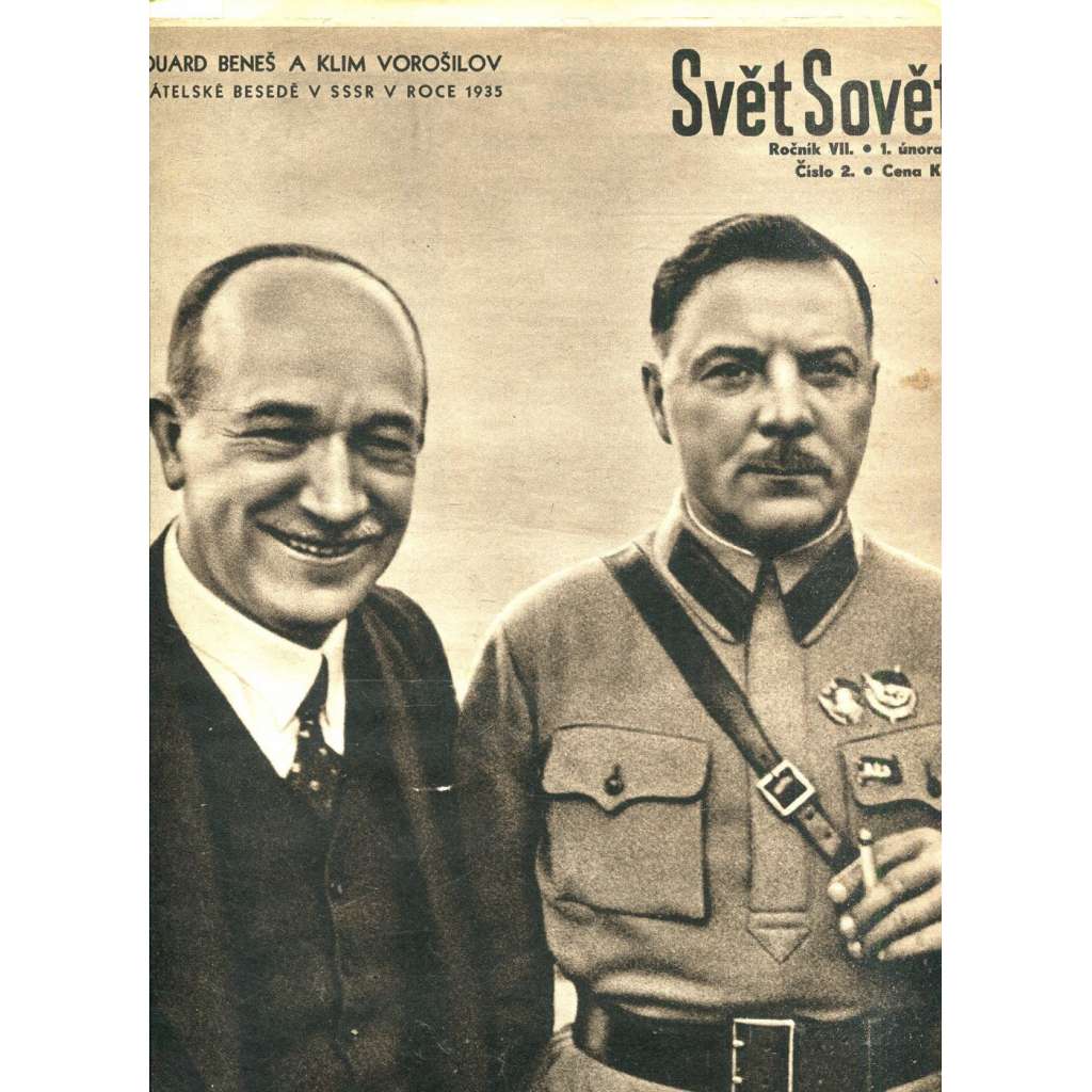 Svět sovětů, ročník VII., číslo 2/1938 (časopis, noviny)