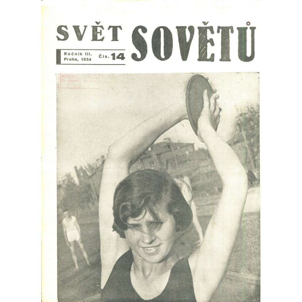 Svět sovětů, ročník III., číslo 14/1934 (časopis, noviny)