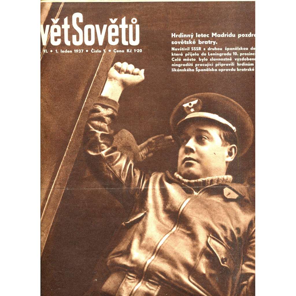 Svět sovětů, ročník VI., číslo 1/1937 (časopis, noviny)