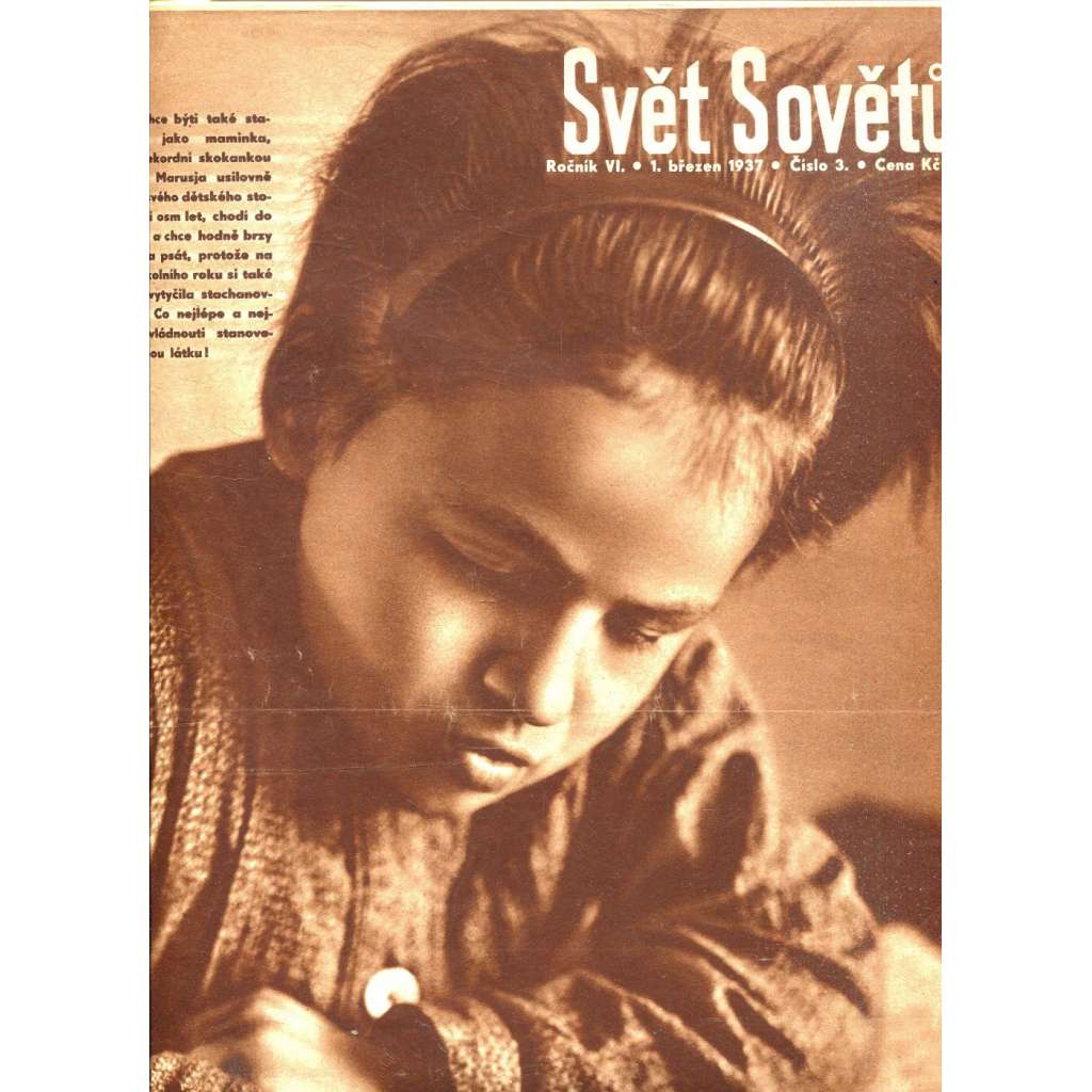 Svět sovětů, ročník VI., číslo 3/1937 (časopis, noviny)