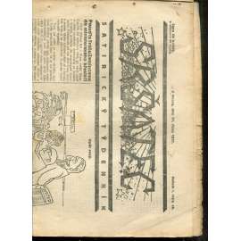 Sršatec, ročník I., číslo 49/1921. Satirický týdenník (časopis, noviny)