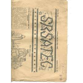 Sršatec, ročník III., číslo 50/1923. Satirický týdenník (časopis, noviny) - pošk.