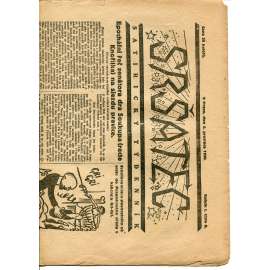 Sršatec, ročník I., číslo 5/1920. Satirický týdenník (časopis, noviny)