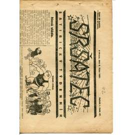 Sršatec, ročník I., číslo 47/1921. Satirický týdenník (časopis, noviny)