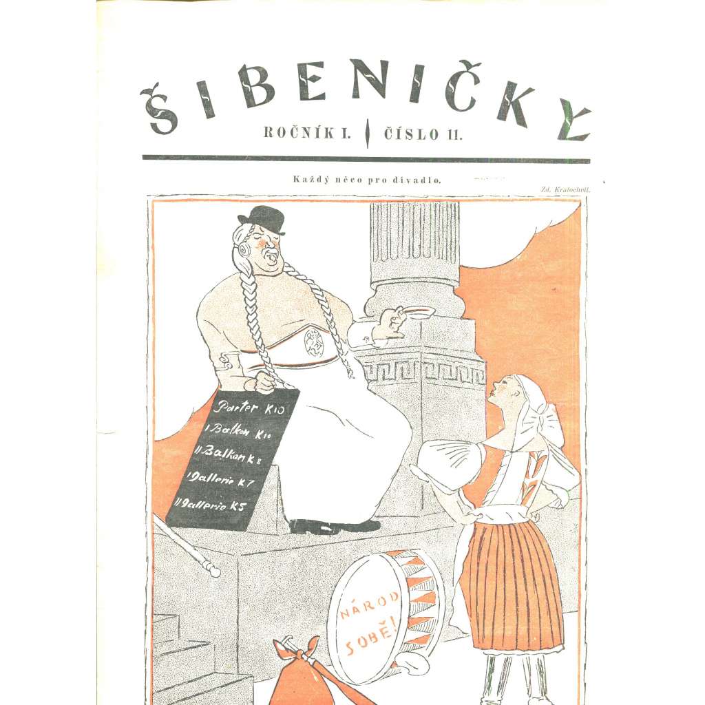 Šibeničky, ročník I., číslo 11/1918 (časopis, noviny)