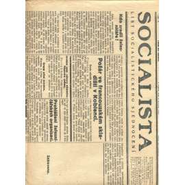 Socialista, ročník I., číslo 5. (6.5.1923) - staré noviny, 1. republika (List socialistického sjednocení)