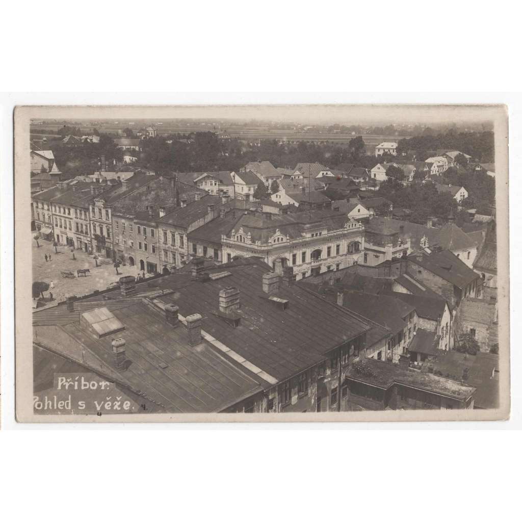 Příbor, Nový Jičín, pohled z věže