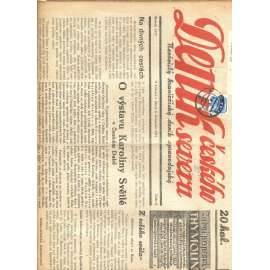 Deník českého severu, číslo 6/1937. Nezávislý hraničářský deník zpravodajský (1. republika, noviny)