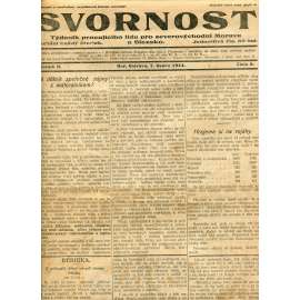 Svornost, ročník II., číslo 6/1924 (1. republika, noviny)