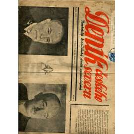 Deník českého severu, číslo 1/1937. Nezávislý hraničářský deník zpravodajský (1. republika, noviny)