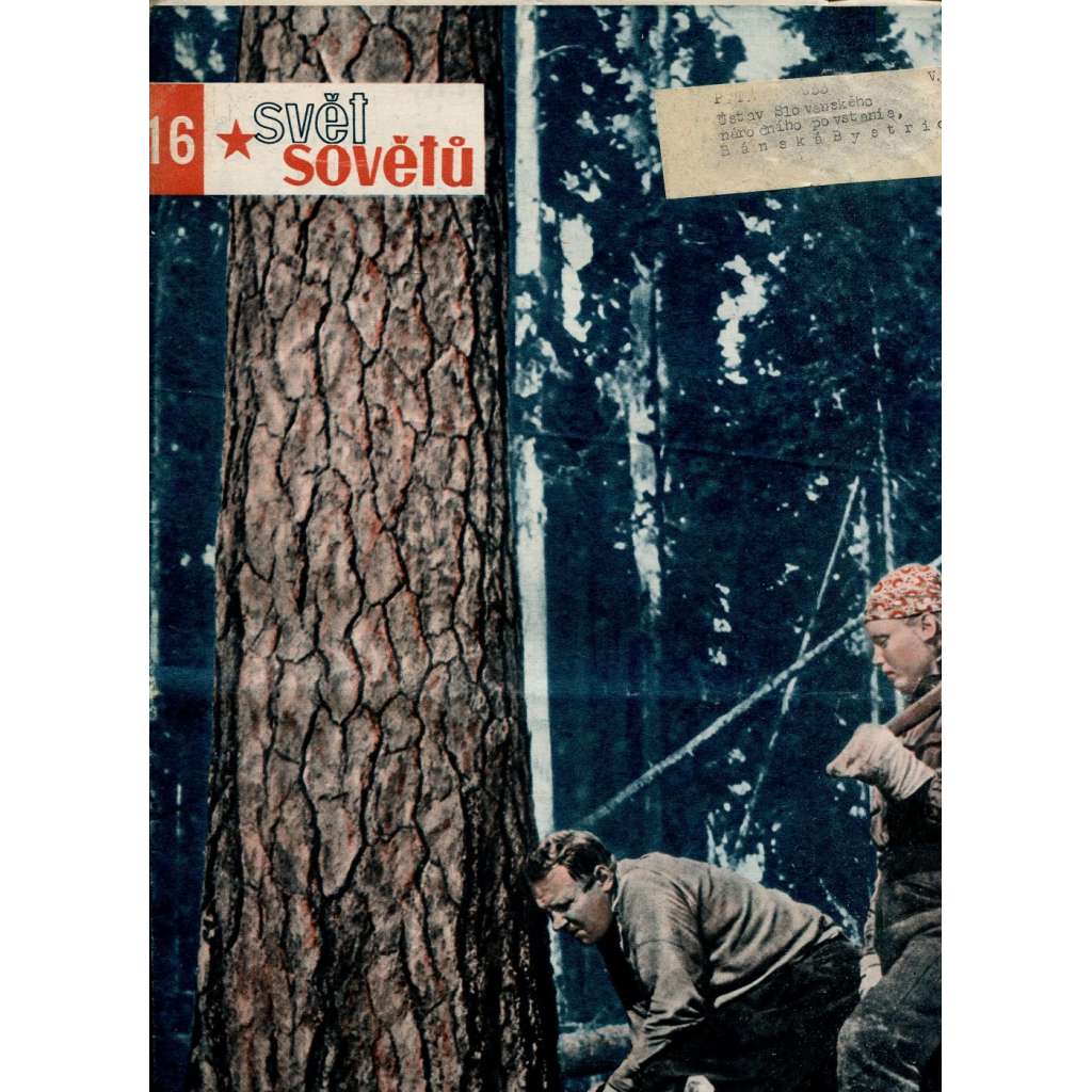 Svět sovětů, ročník XIII., číslo 16/1950 (časopis, noviny)