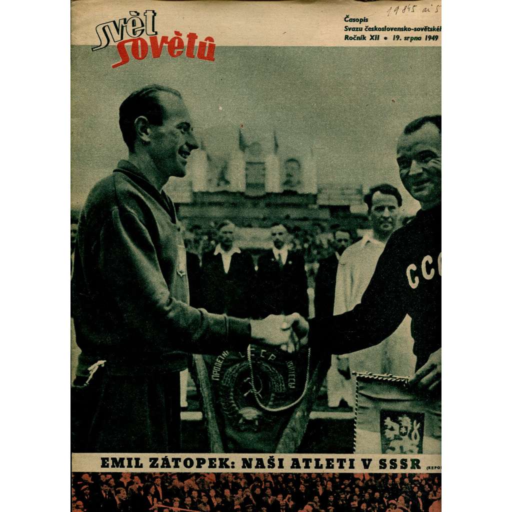 Svět sovětů, ročník XII., číslo 34/1949 (časopis, noviny)