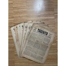 Táborita, ročník I., číslo 1-7, 10, 12-14, 16, 18-24 a 26-29/1921. Orgán svazu nekompromisně socialistických legionářů (noviny) - legie, socialismus