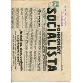 Pohronský socialista, číslo 25/1925 (1. republika, staré noviny) - text slovensky