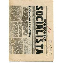 Pohronský socialista, číslo 19/1925 (1. republika, staré noviny) - text slovensky