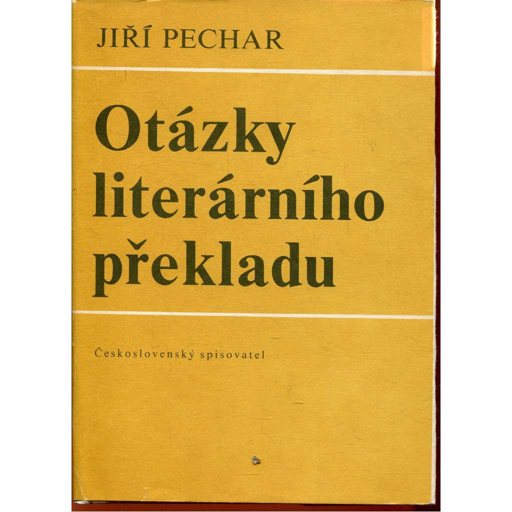 Otázky literárního překladu