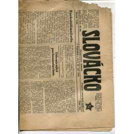 Slovácko, ročník XVIII., číslo 110/1924 (1. republika, staré noviny) - pošk.