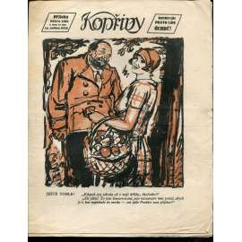 Kopřivy, květen 1928 (1. republika, časopis, noviny) Příloha Práva lidu