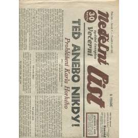 Nedělní list, ročník V., číslo 248/1931 (1. republika, noviny)