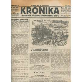 Kronika, ročník II., číslo 26/1922. Týdenník československého lidu (1. republika, noviny)