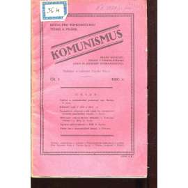 Komunismus, ročník I., číslo 3/1922. Revue pro komunistickou teorii a praxi (1. republika, noviny, časopis)