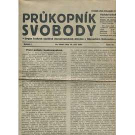 Průkopník svobody, ročník I., číslo 27/1919. Orgán českých sociálně demokratických dělníků v Německém Rakousku (1. republika, noviny)