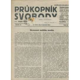 Průkopník svobody, ročník III., číslo 26/1921. Orgán české skupiny komunistické strany v Rakouské republice (1. republika, noviny)
