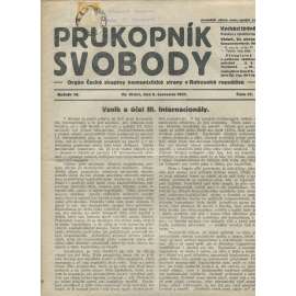 Průkopník svobody, ročník III., číslo 27/1921. Orgán české skupiny komunistické strany v Rakouské republice (1. republika, noviny)