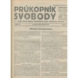 Průkopník svobody, ročník III., číslo 12/1921. Orgán české skupiny komunistické strany v Rakouské republice (1. republika, noviny)