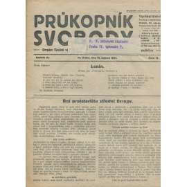 Průkopník svobody, ročník III., číslo 15/1921. Orgán české skupiny komunistické strany v Rakouské republice (1. republika, noviny)