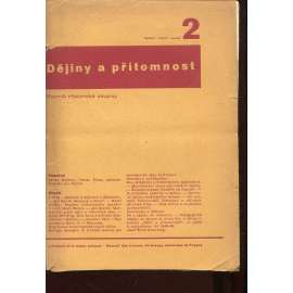 Dějiny a přítomnost, ročník I., svazek 2/1937. Sborník Historické skupiny (časopis)
