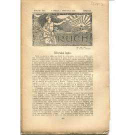 Tělocvičný ruch. Ročník XIII., číslo 23/1919. Orgán svazu dělnických tělocvičných jednot českoslovanských (1. republika, staré noviny)
