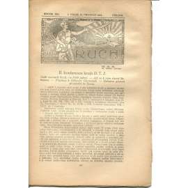 Tělocvičný ruch. Ročník XIII., číslo 24/1919. Orgán svazu dělnických tělocvičných jednot českoslovanských (1. republika, staré noviny)