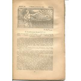 Tělocvičný ruch. Ročník XIII., číslo 24/1919. Orgán svazu dělnických tělocvičných jednot českoslovanských (1. republika, staré noviny)